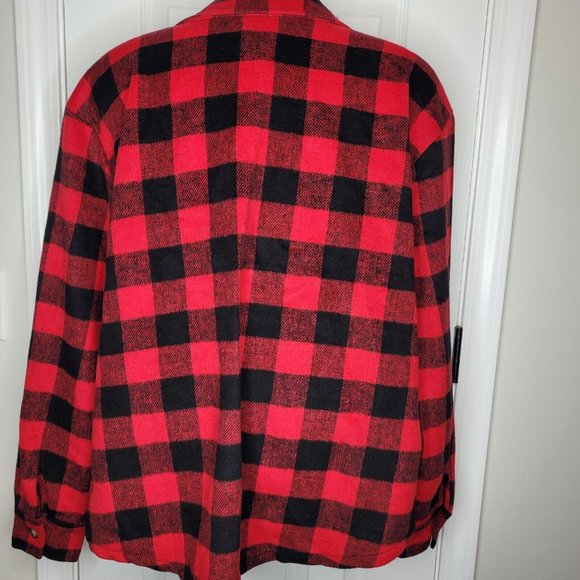 Simply Southern Shirt Jacket Womens XL Buffalo Plaid Flannel Button Up - Picture 3 of 7